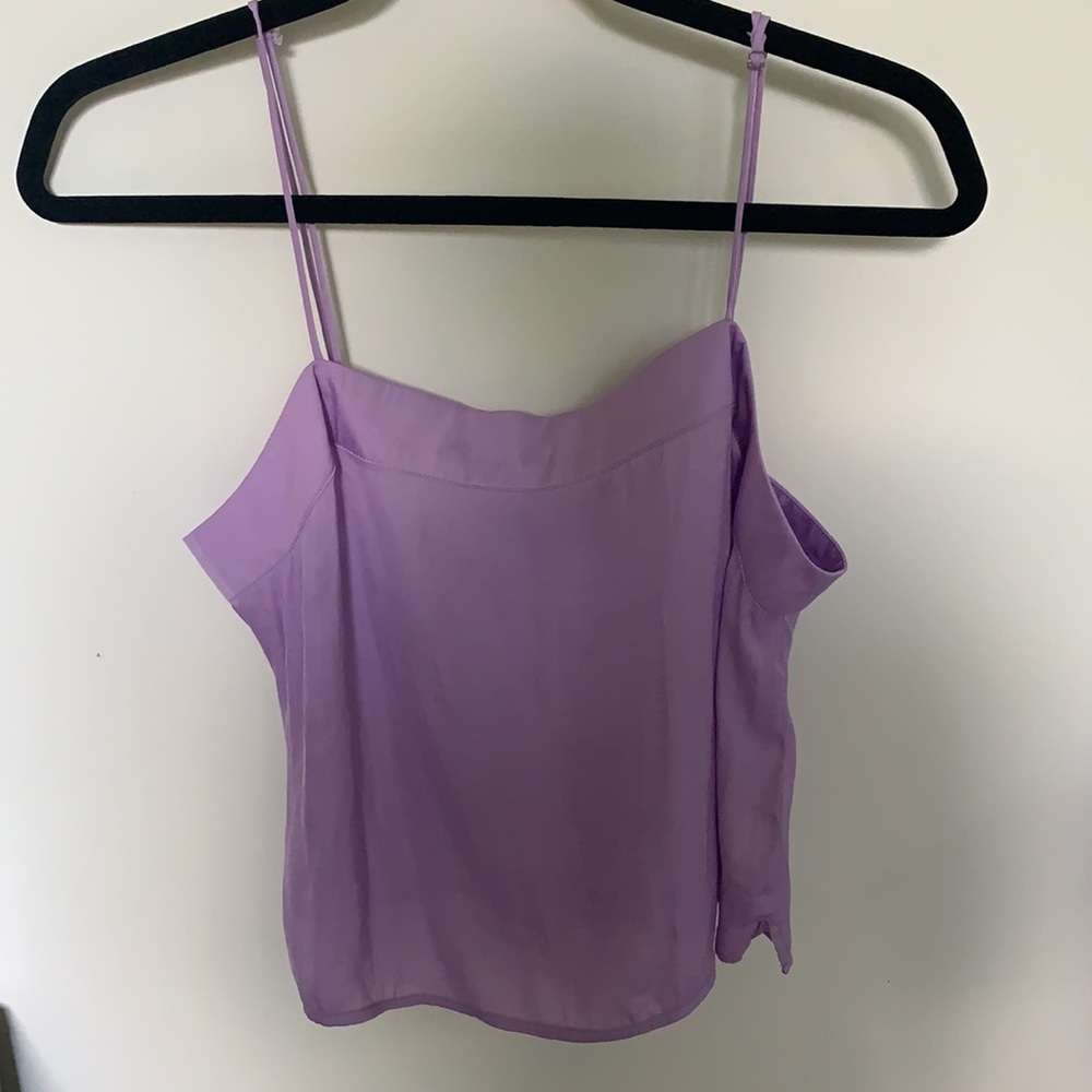 Urban Outfitters Flowly Cropped Purple Top